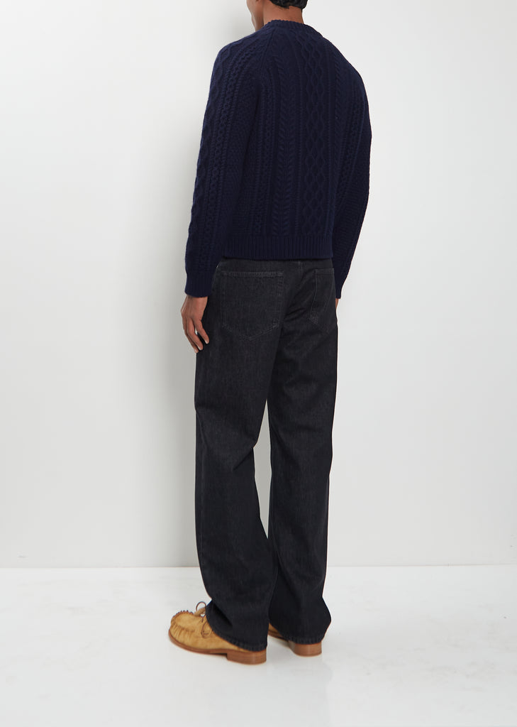 Isla Cashmere Cable Sweater
