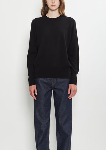 Leilani Cashmere Top — Black