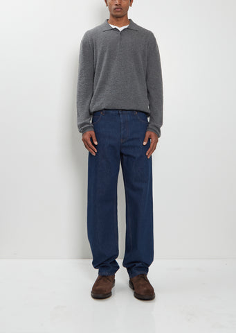 Rossen Cotton Denim Jean — Indigo