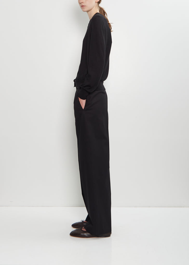 Battersea Cashmere Cardigan — Black