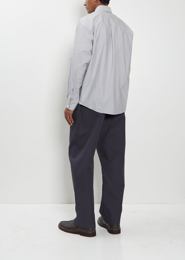 Regular Cotton Silk Shirt — Mist
