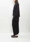 Viscose Flax Relaxed Big Pocket Pants