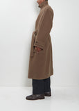 Wrap Wool Coat — Dark Squirrel