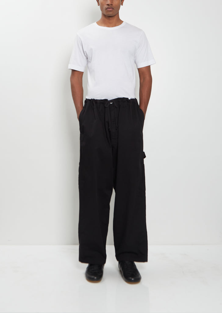 3ST Painter Cotton Pants — Black
