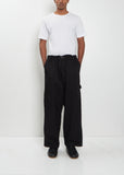 3ST Painter Cotton Pants — Black
