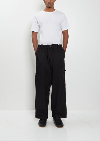 3ST Painter Cotton Pants — Black