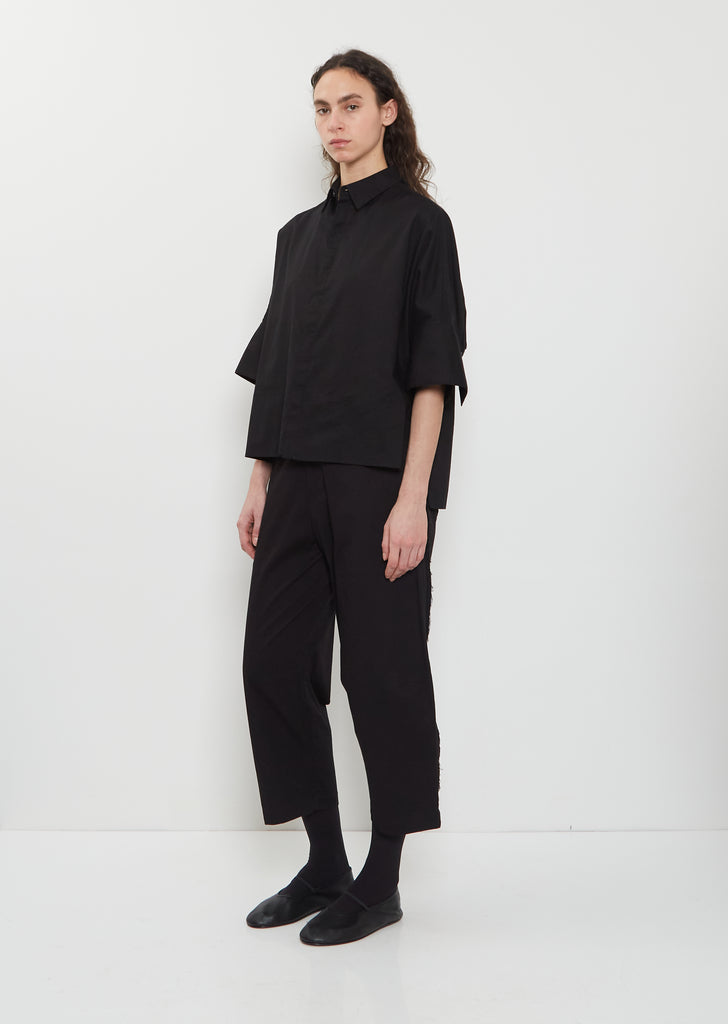 Untrimmed Cotton Pants