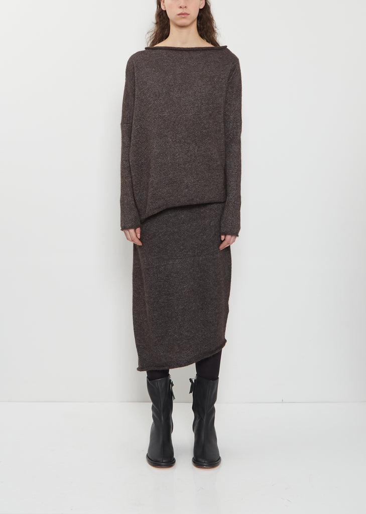 Askew Alpaca Blend Skirt