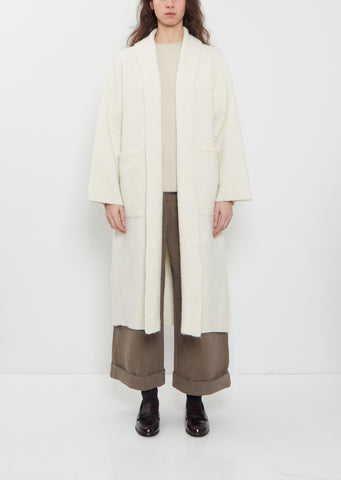Double Face Alpaca Wool Long Coat