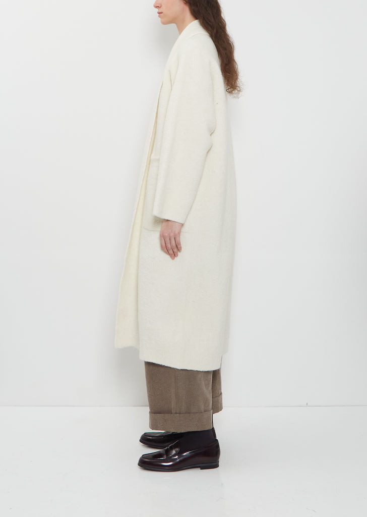 Double Face Alpaca Wool Long Coat
