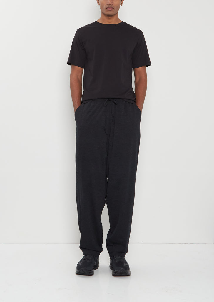Wool Knit Tapered Pants