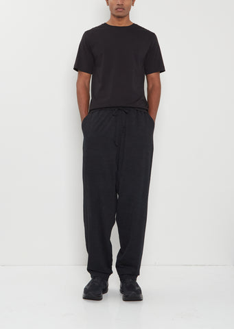 Wool Knit Tapered Pants