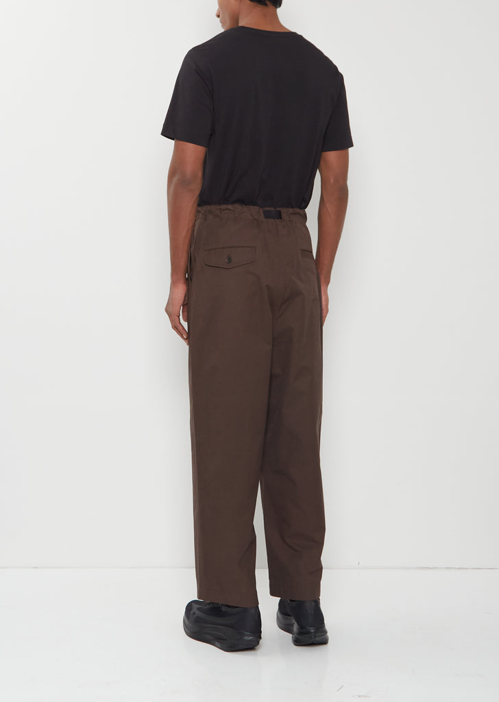 Release Buckle Belt Cotton Pants
