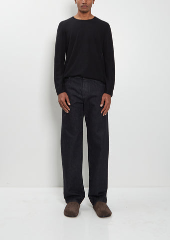 Rossen Cotton Denim Jean — Black