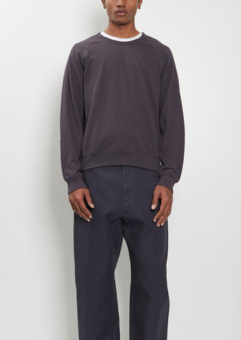 Crew Neck Cotton Wool Sweatshirt