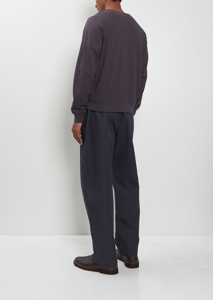 Crew Neck Cotton Wool Sweatshirt