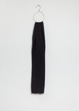 Fuzzy Feutre Cashmere Shawl — Black