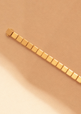 Tile Gold Bracelet, Medium