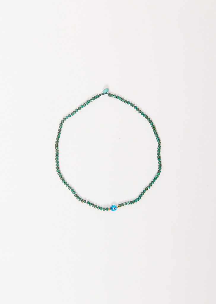 Turquoise Beaded Necklace 197 40cm