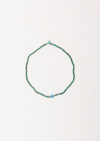 Turquoise Beaded Necklace 197 40cm