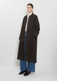 Long Suede Car Coat
