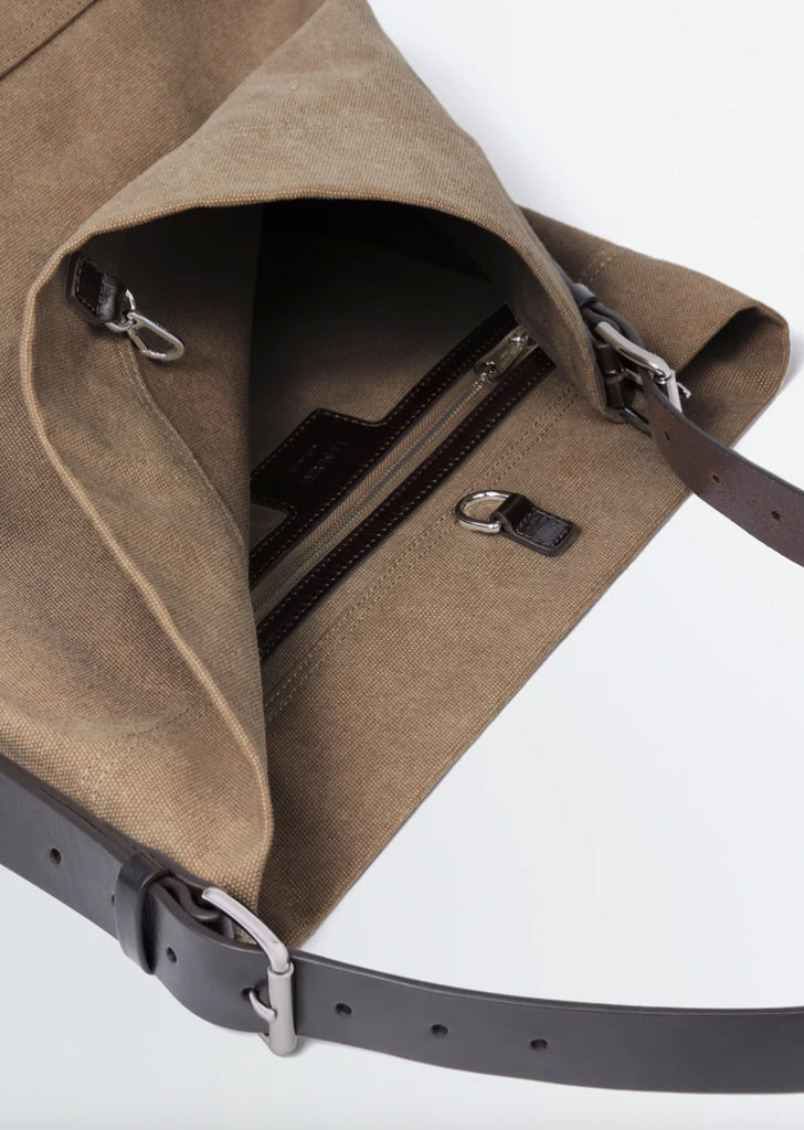 Belted Tote Bag — Sisal