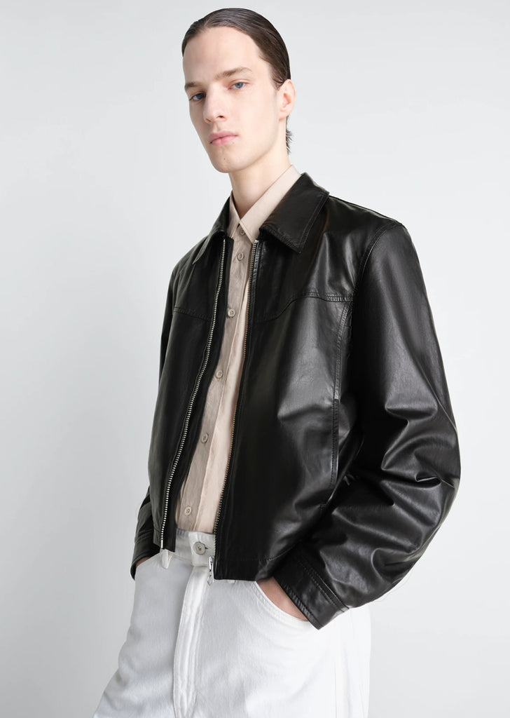 Biker Leather Blouson