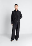 Short Technical Linen Blouson