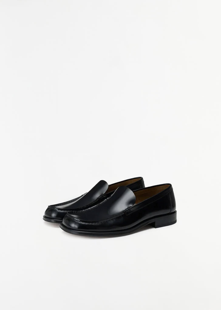 Polished Leather Loafer