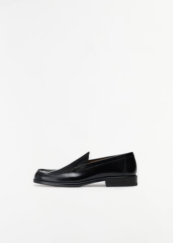 Polished Leather Loafer