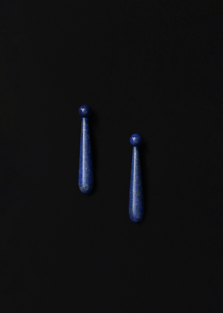 Medium Angelika Lapis Earrings