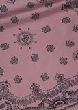 Paisley Bandana — Pink / Black