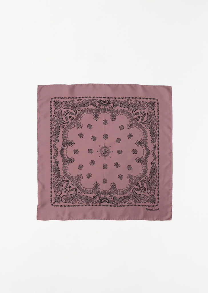 Paisley Bandana — Pink / Black