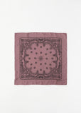 Paisley Bandana — Pink / Black