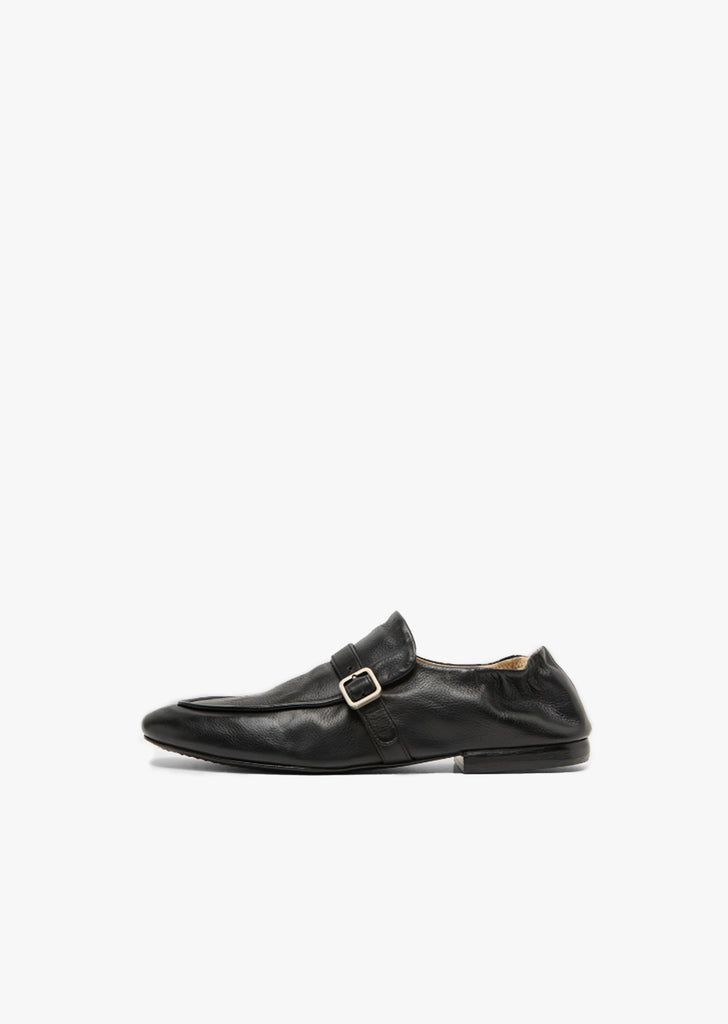 Mandolo Buckled Leather Loafer