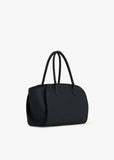 Marlo 12 Grained Leather Bag — Black