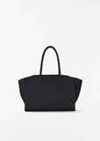 Marlo 12 Grained Leather Bag — Black