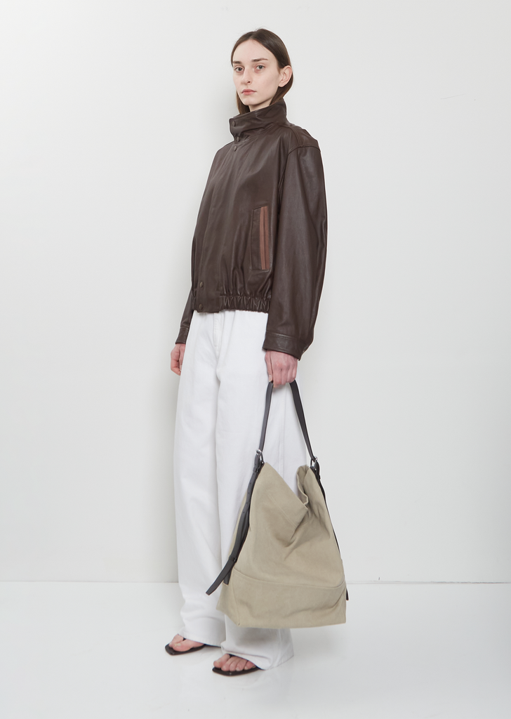 Hobo Quiver Clip Bag — Dark Linen