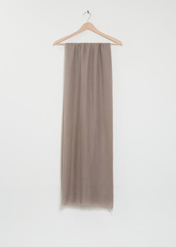 Nuage Cashmere Shawl — Natural Grey