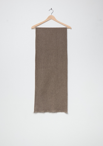 Nomad Skinny Scarf — Natural Yack Grey