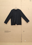 Cotton Jersey One Seam Long Sleeve Top 55-OE