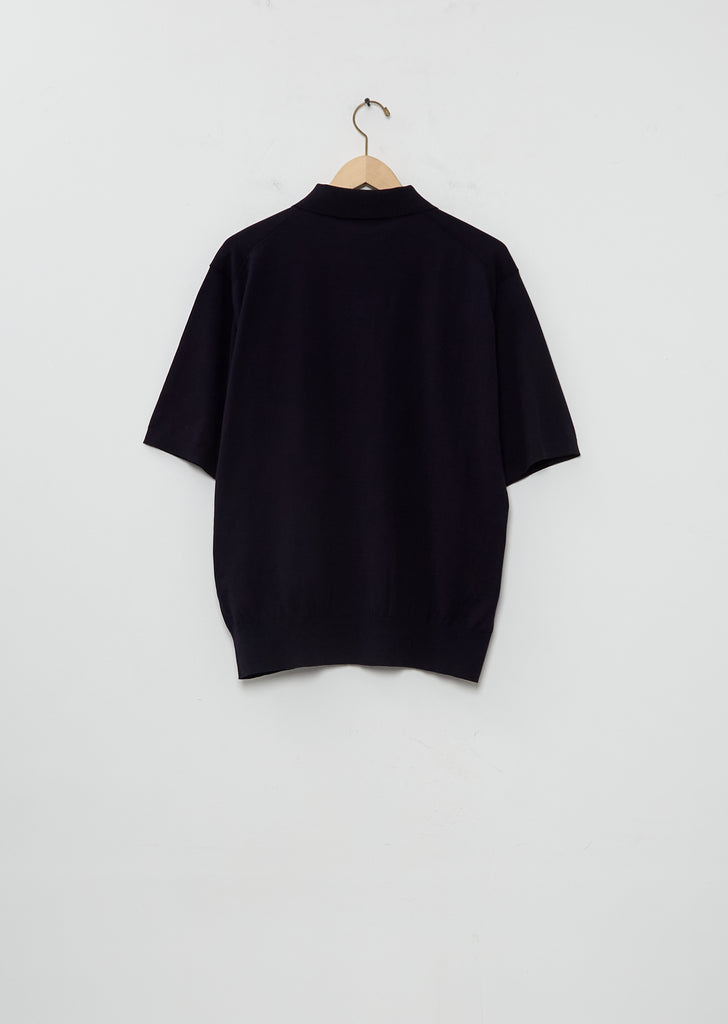 Giza High Gauge Knit Polo
