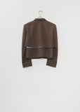 Wool Suiting x Poplin Jacket