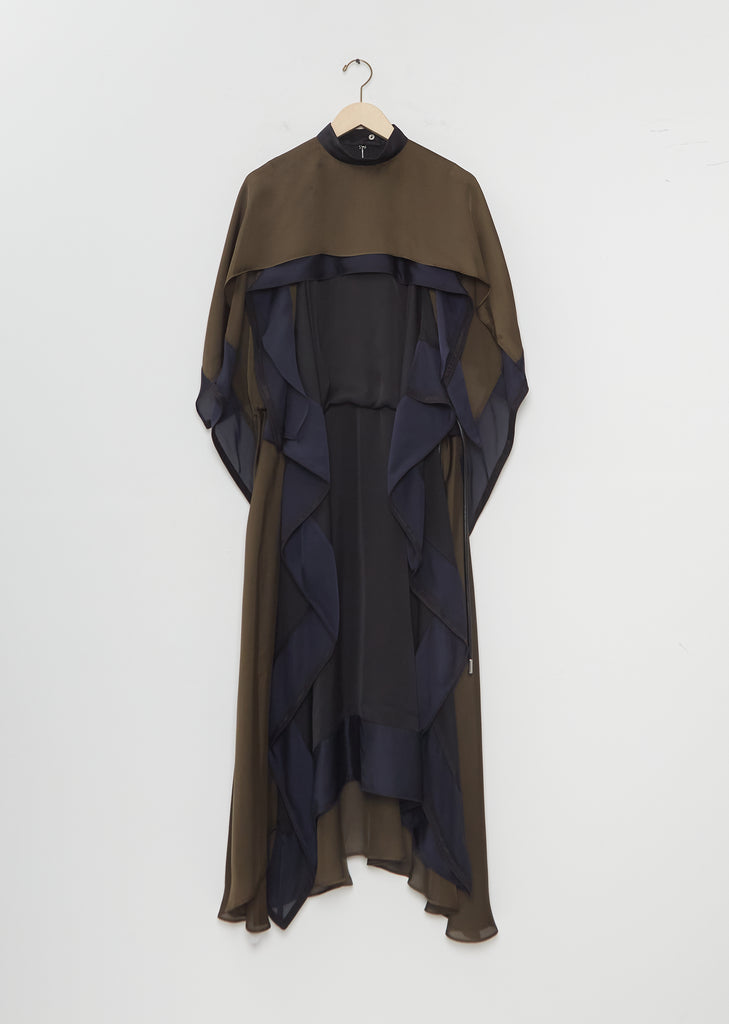 Satin x Chiffon Dress