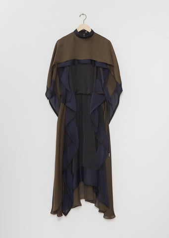 Satin x Chiffon Dress