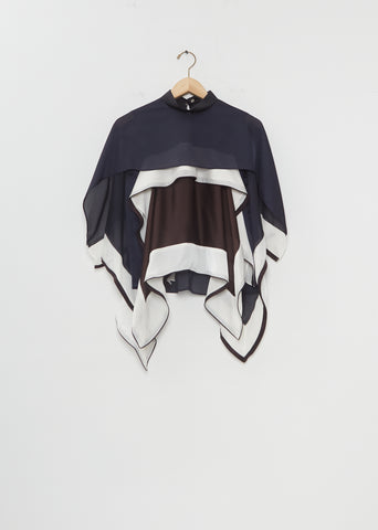 Satin x Chiffon Pullover
