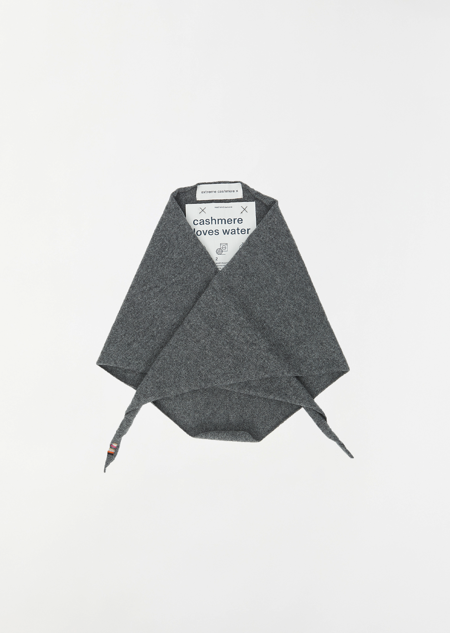 extreme cashmere n°35 bandana extreme cashmere triangle scarf neck tie – 35 bandana