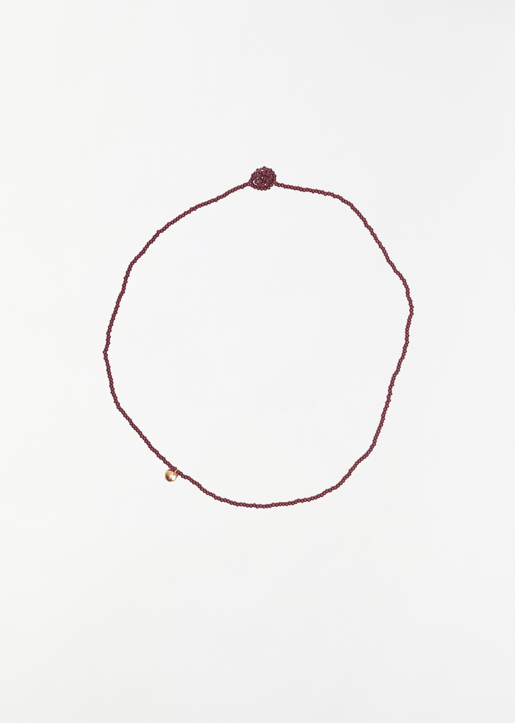 Sayulita 1 Dangling Necklace — Chocolate