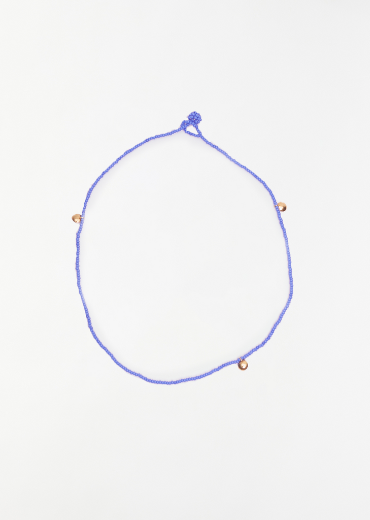 Sayulita 3 Dangling Necklace — Lavender Blue