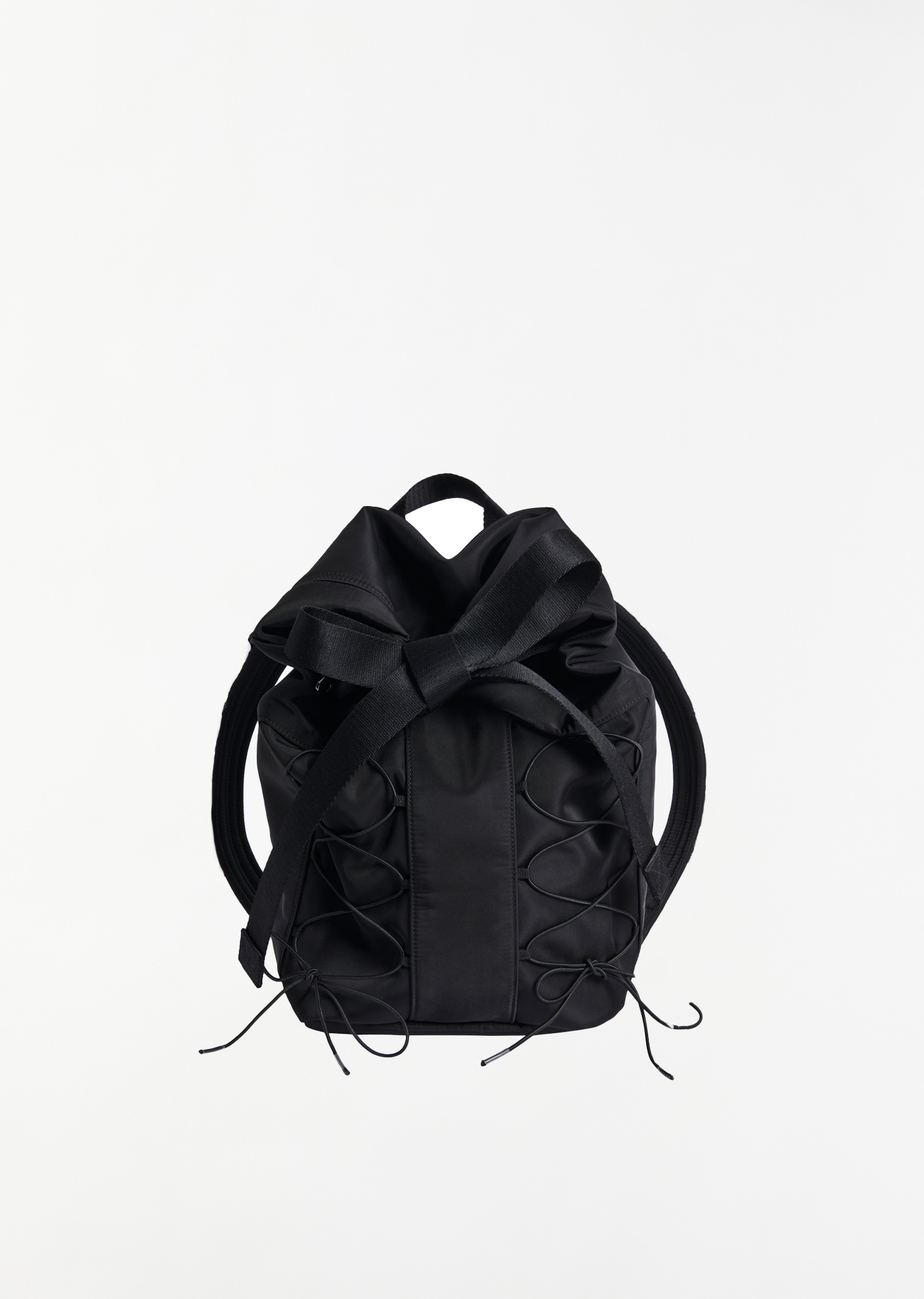 Sporty Lace Up Military Backpack – La Garçonne Sporty Lace Up Military Backpack – La Garçonne